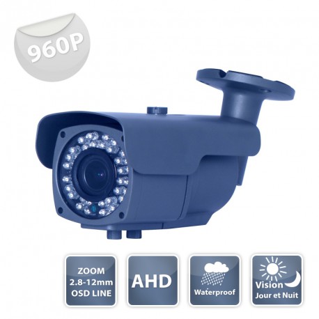   Camera de surveillance WZ-950 AHD  noire IR 36 LED IR CUT - 960P métal - Waterproof