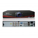 HD-LINE Enregistreur DVR 4 sorties Hybride  AHD et IP - Vidéosurveillance caméras AHD 960P et IP 1080P