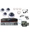 Kit videosurveillance  DVR 4 sorties  + 4 Cameras domes MD-450G + 4x 20m cable BNC blanc + 1 adaptateur 4en1 + 1 alimentation 5A
