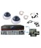 Kit videosurveillance  DVR 4 sorties  + 2 Cameras domes MD-450W + 2x 20m cable BNC blanc + 1 adaptateur 4en1 + 1 alimentation 5A