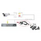 Kit videosurveillance  DVR 4 sorties  + 4 Cameras WP-500B + 4x 20m cable BNC blanc + 1 adaptateur 4en1 + 1 alimentation 5A