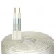 10 X connecteur F or + DOUBLE CABLE COAXIAL TWIN STRONG 100 M