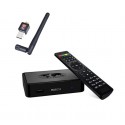 MAG 254 + Clé WIFI - Décodeur IPTV Multimédia Set Top Box TV Récepteur IP VOD