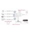 Überwachungskamera Set IP NVR + 4 Dome IP-1200 + 4x 20m RJ45 + 4x Adapter DC/RJ45 + 1/4 Splitter + Netzteil