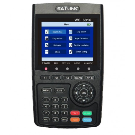 SATLINK WS-6916 HD Digital Satfinder Messgerät DVB-S DVB-S2 / MPEG-2 & MPEG-4 HDMI