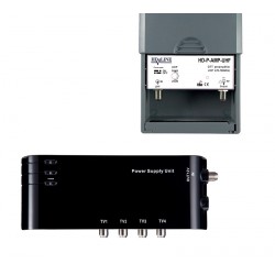 HD-LINE  4/1 TV amplificateur + alimentation pour antenne terrestre TNT / Kit préamplificateur