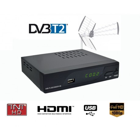 LIVE TNT 2000 PLUS  DVB-T2 Receiver terrestrisch TNT HD