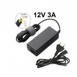 Chargeur de batterie ordinateur portable 12V 3A - Fiche 4.8 x 1.7 mm