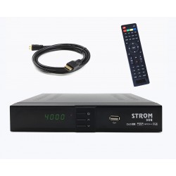 Satellitenreceiver HD DVB-S2 STROM 508 FTA IPTV 2X USB Kompatibel Wifi IPTV Xtream
