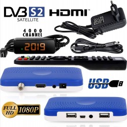 Récepteur Mini Sat hd-line HD-90 — Récepteur Satellite S / S2 ✓Full HD ✓1080 P ✓HDMI ✓2 x USB 2.0 ✓HDTV [Récepteur satellite num
