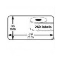 30 x ROLLEN Dymo Label 99012 89x36 mm Thermodrucker 260 Etiketten 100% kompatibel mit Dymo Seiko
