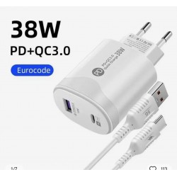 38W chargeur avec cable