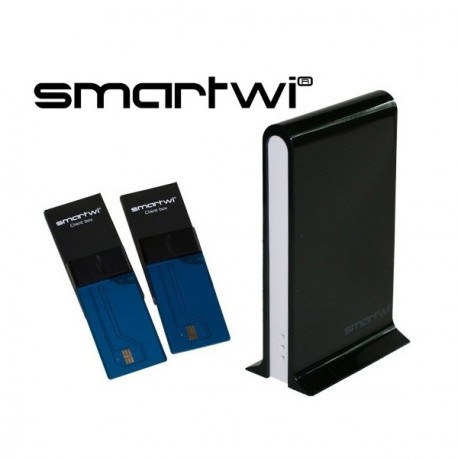 SmartWi - Cardsplitter Partageur de carte d'abonnement + 2 cartes pretes à copier