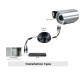 Camera de surveillance WP-650S CCTV gris IR 48 LED - Couleur 520TVL métal