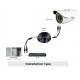 Camera de surveillance WP-575W CCTV blanc IR 36 LED - Couleur 520TVL métal