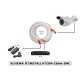 20M Cable blanc pour camera de surveillance CCTV - Avec connecteurs BNC et DC