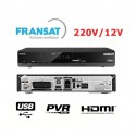HUMAX FR 1000 Demodulateur satellite Fransat HDMI Peritel USB PVR 220/12V