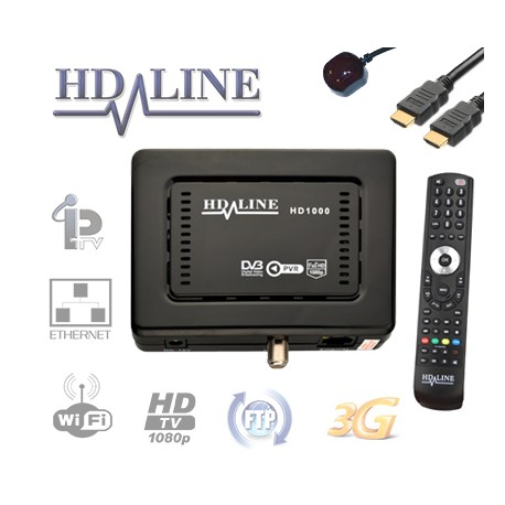 HD-LINE 1000 HD demodulateur satellite FTA  IPTV