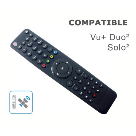 Télécommande compatible Vu+ Solo2 / Duo2 pour démodulateurs Vu+