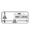 Lot 100 rouleaux etiquettes seiko DYMO 11352 compatibles labels writer roll  54mm x 25mm