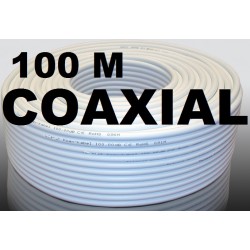 Cabletech Koaxialkabel Sat Koax Kabel RG6 (KAB0004) 100m